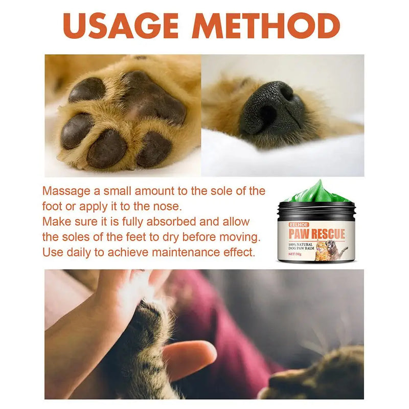 Pet Paw Care Cream Dog Foot Moisturizer Household Health In Grease Pet Skin Foot Pet Shampoo Pet Care Paw Relieves Wrinkles F1E1